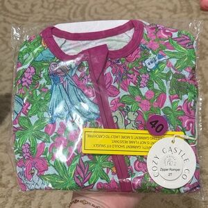 Cozy Castle Co. Zipper Romper in Frozen